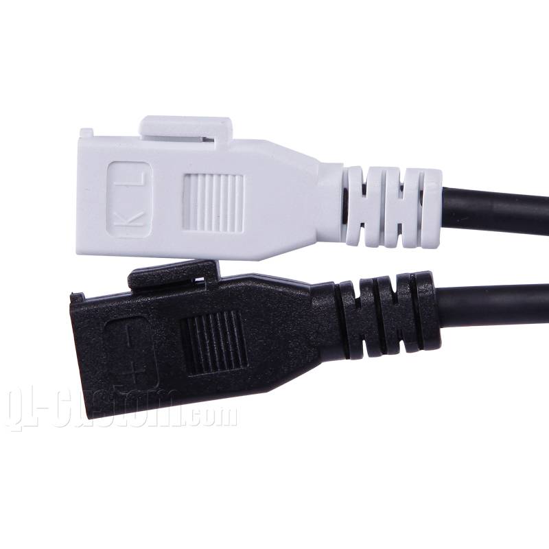 Audi Interface 2pin to OBD II (J1962) Female 16pin cable