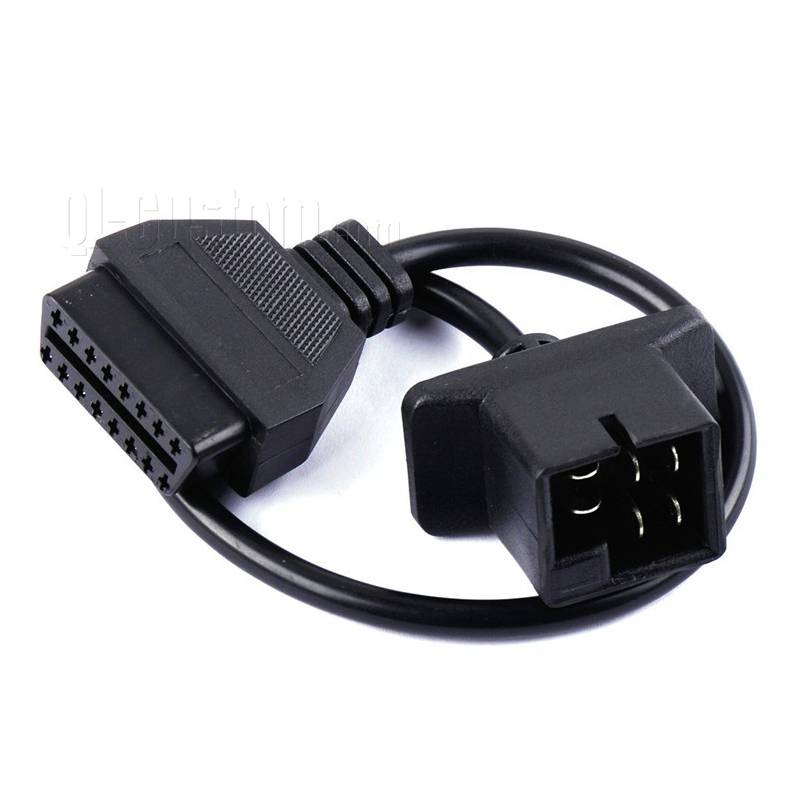 For Chrysler 6 Pin OBDI transfer to OBDII cables
