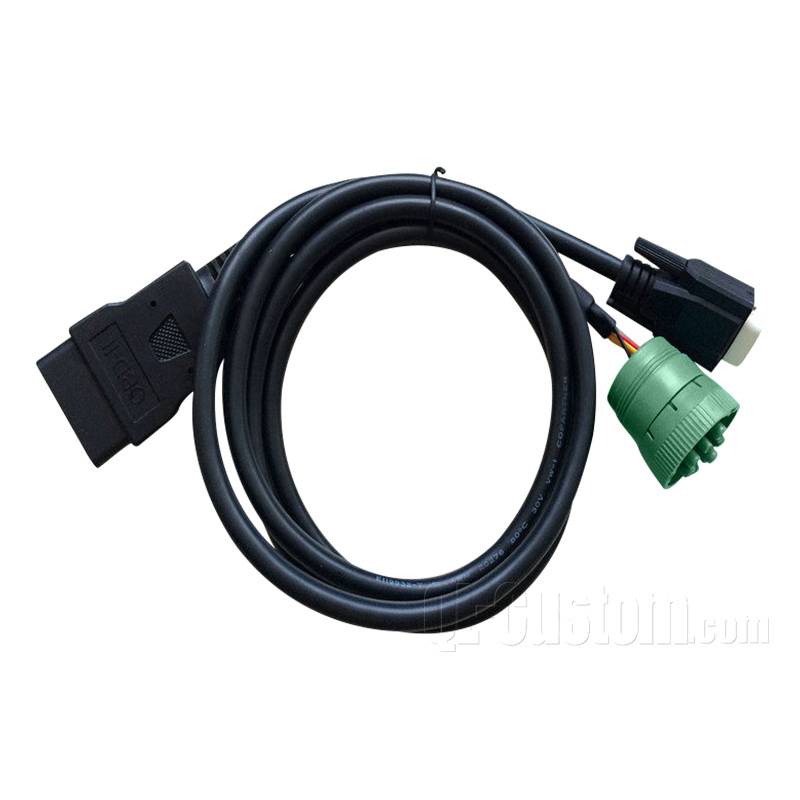For truck diagnostic OBD female 16pin to J1939 9pin female split with DB9 male