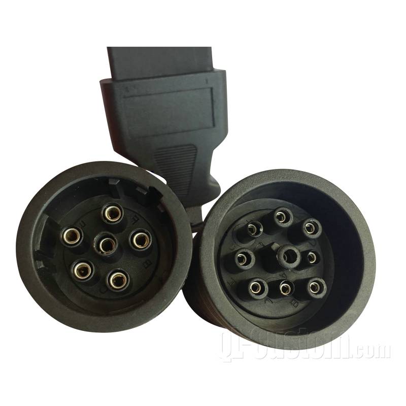 OBD Male to J1939 9pin and J1708 overmolded