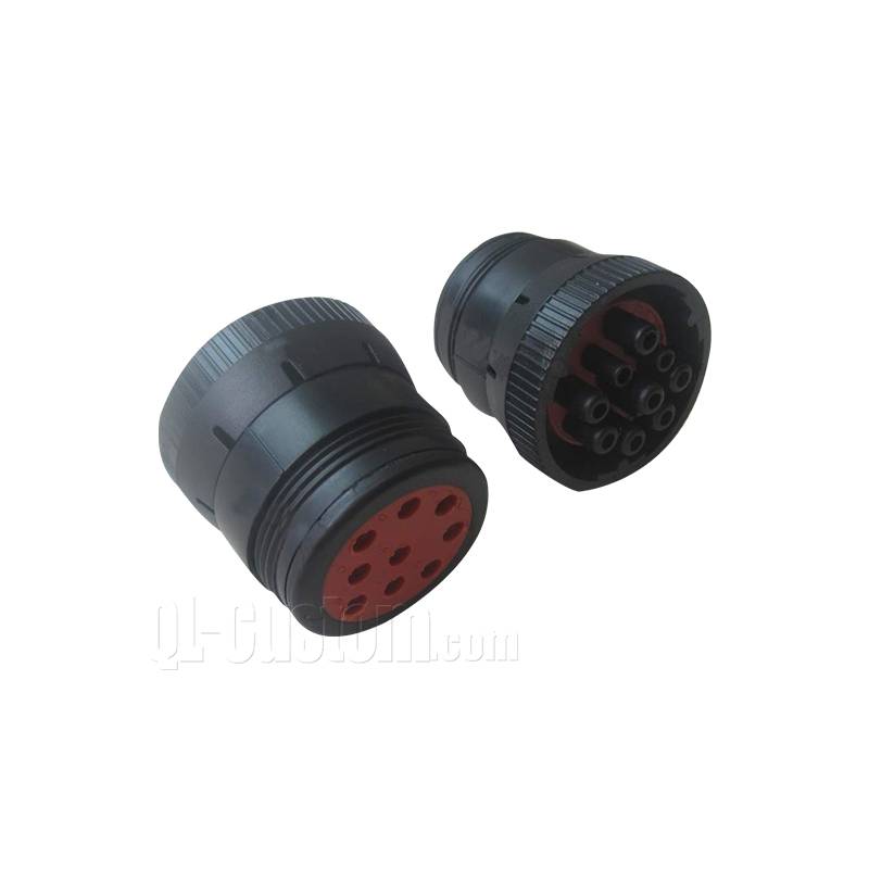 J1939 male connector and female connectors