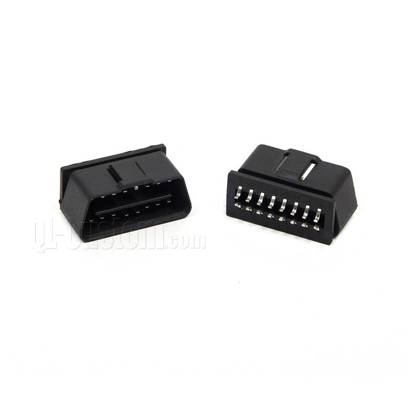 OBD 2 conenctor nickel plated pins