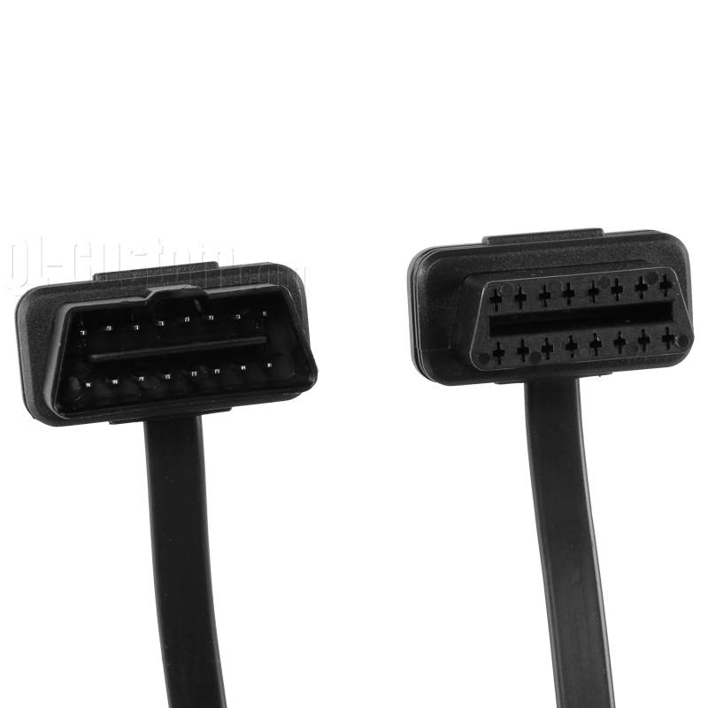 OBD II 16pin male to OBD II 16pin female with flat cable