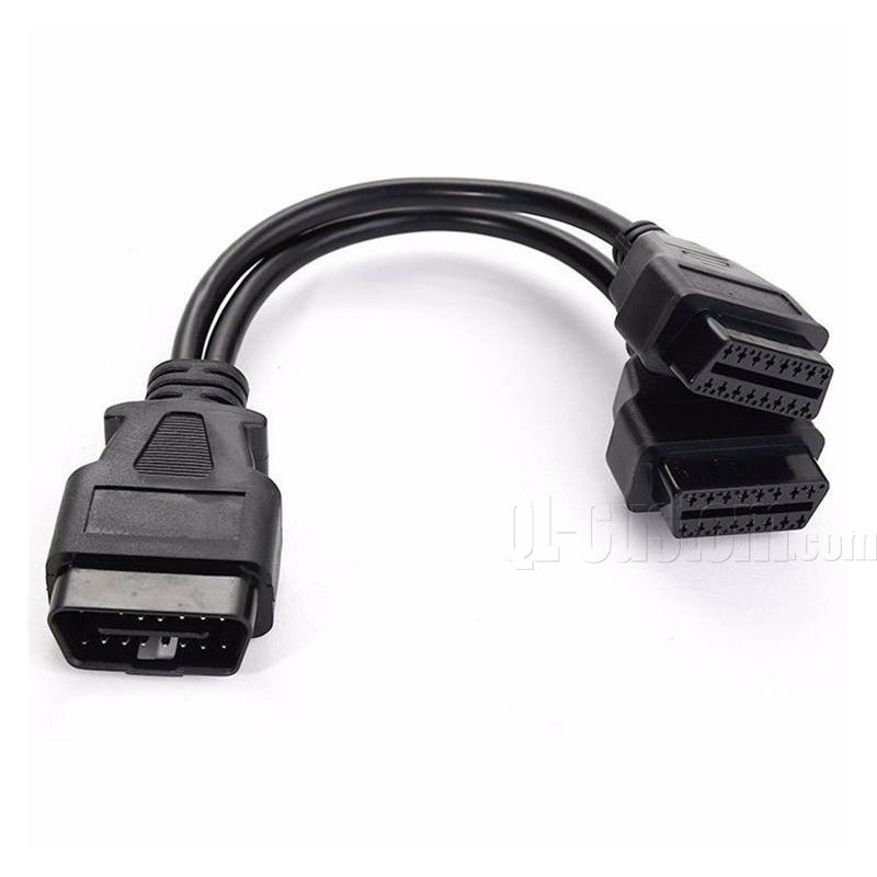 OBD extension male to Female OBDII J1962 connector