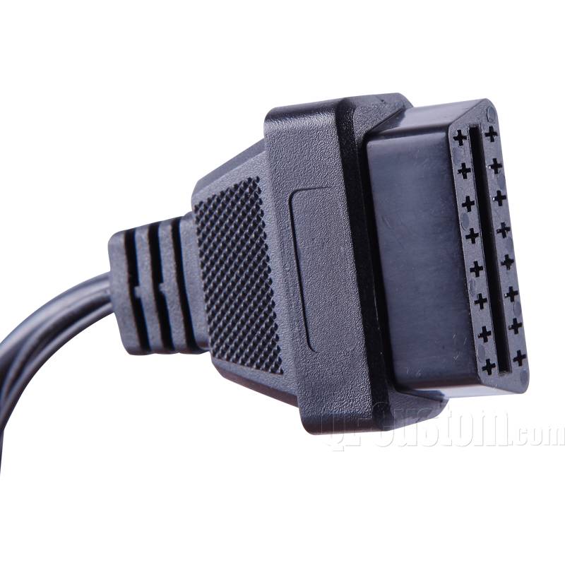 For truck diagnostic OBD female 16pin to J1939 9pin female split with DB9 male