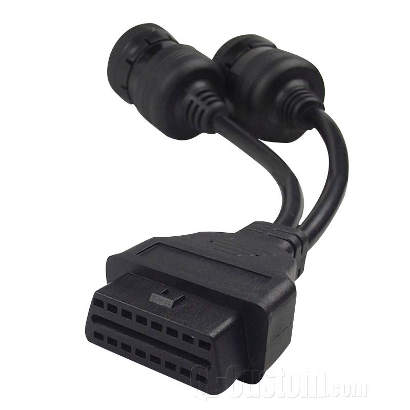 OBD Male to J1939 9pin and J1708 overmolded
