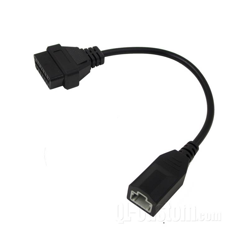 OBDII female connector to RJ45 overmolded jack