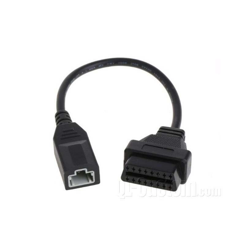 OBDII female connector to RJ45 overmolded jack