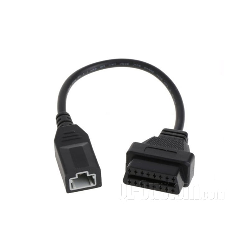 OBDII female connector to RJ45 overmolded jack - QL- Custom.com