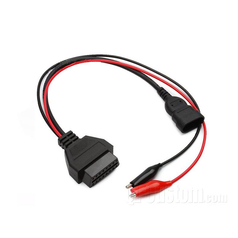 Overmolded OBD II with single wire to HID for car lighting
