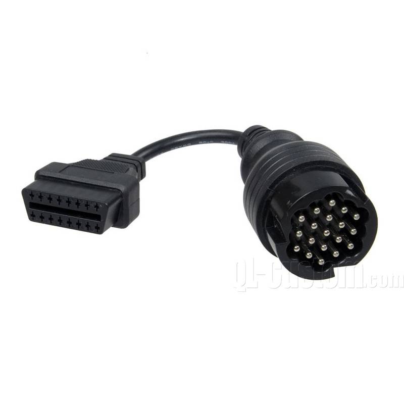 Porsche 19pin to OBD II female cable