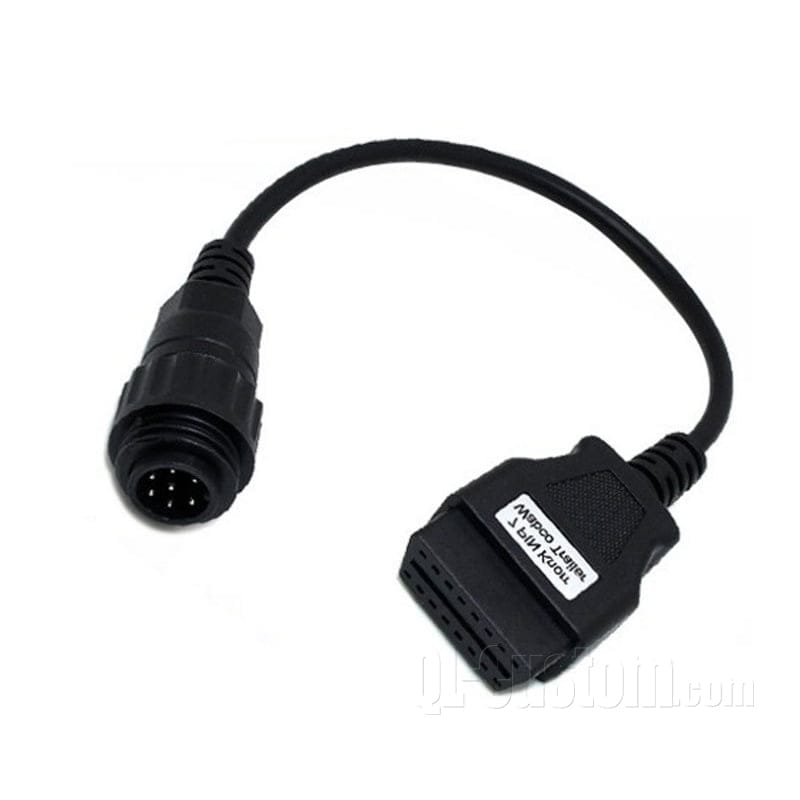 M12 connector with blue cable