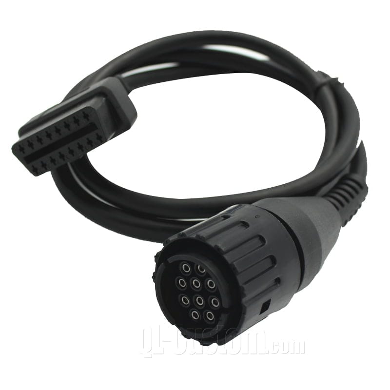 M12 connector with blue cable