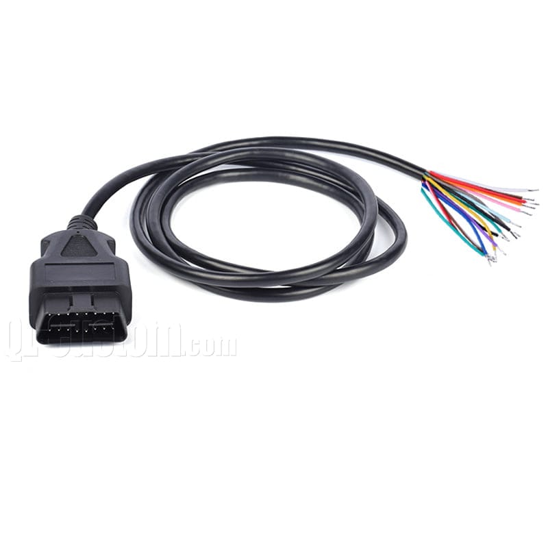 M12 connector with blue cable