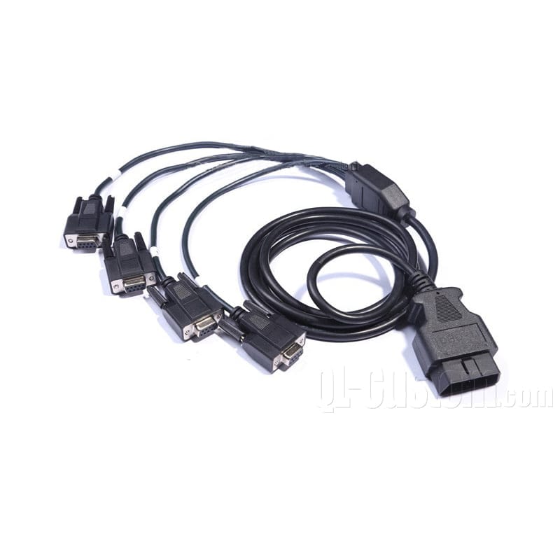 M12 connector with blue cable