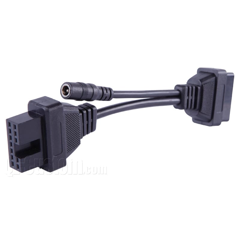 M12 connector with blue cable