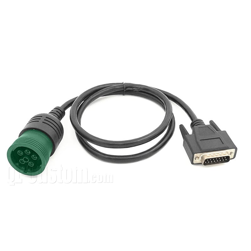 M12 connector with blue cable