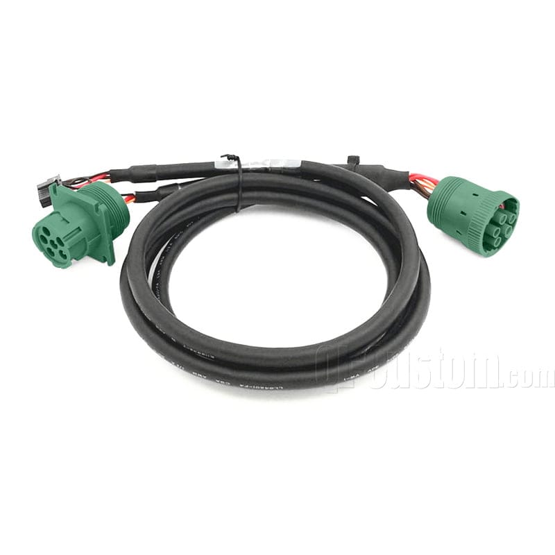 M12 connector with blue cable