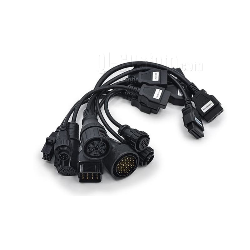 M12 connector with blue cable