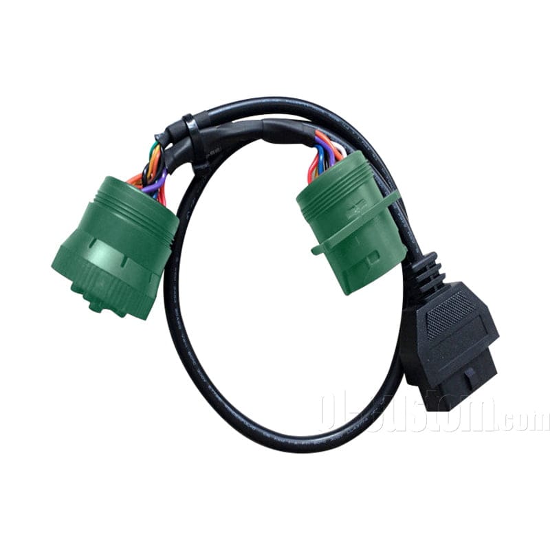 M12 connector with blue cable