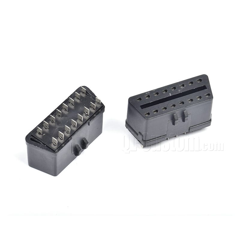 M12 connector with blue cable