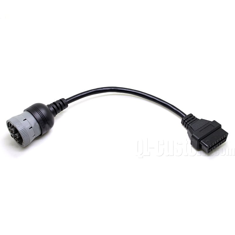 M12 connector with blue cable