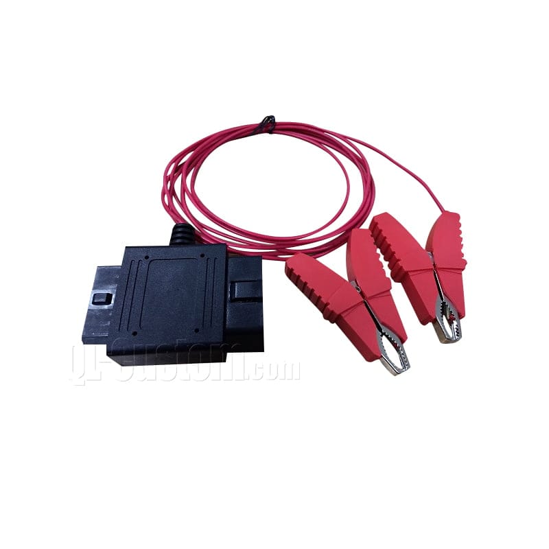 M12 connector with blue cable