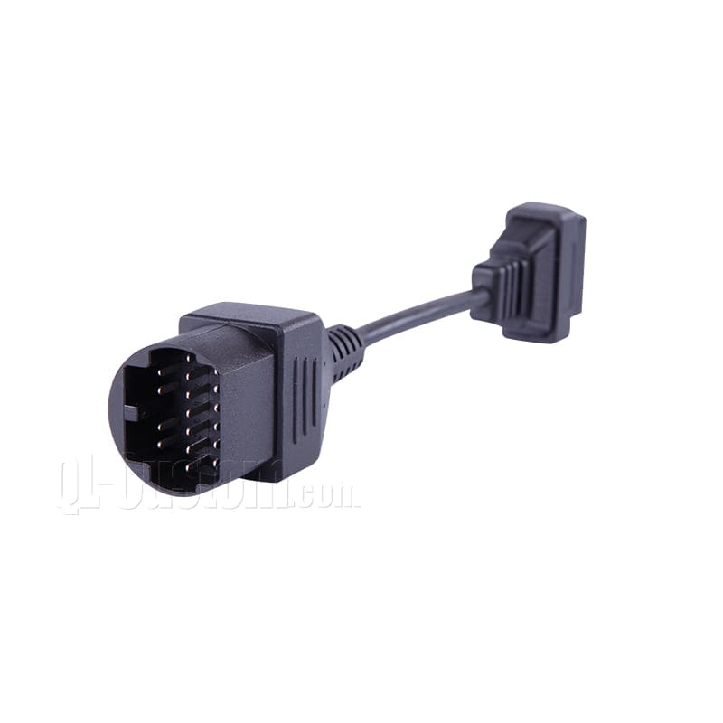 M12 connector with blue cable