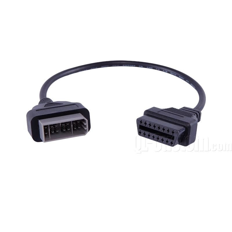 M12 connector with blue cable