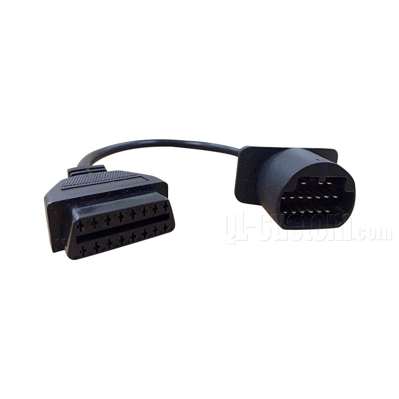 M12 connector with blue cable