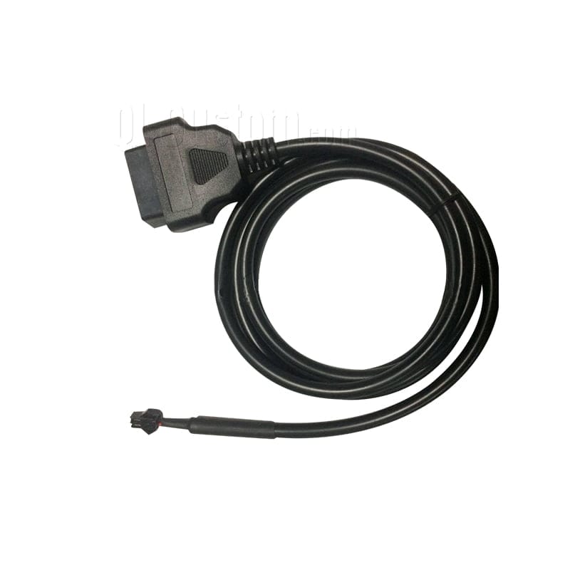 M12 connector with blue cable