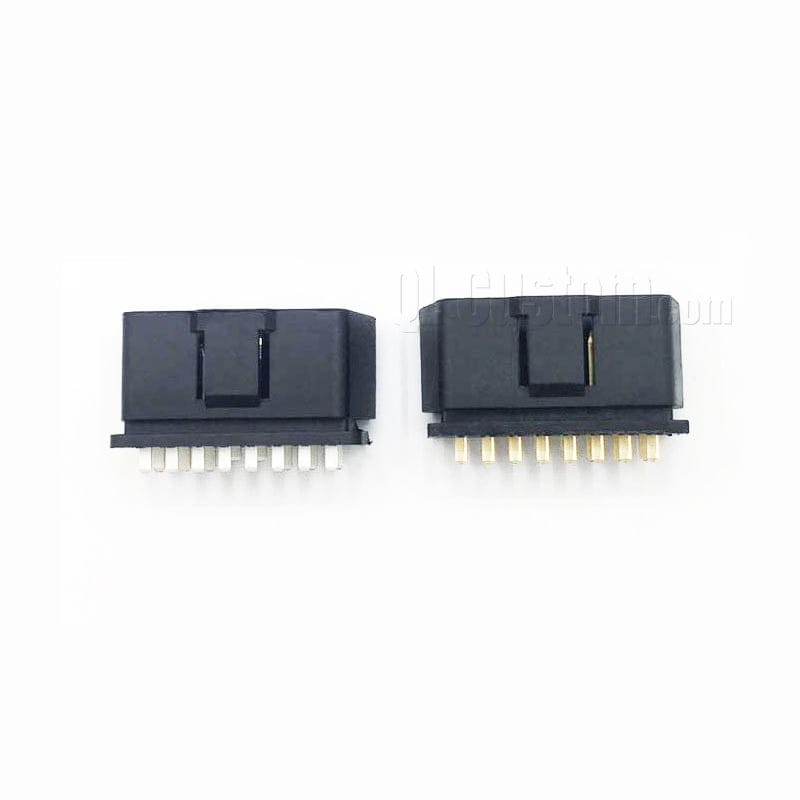 M12 connector with blue cable