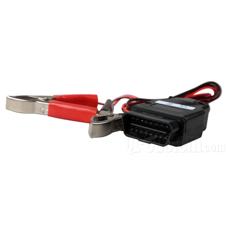 M12 connector with blue cable
