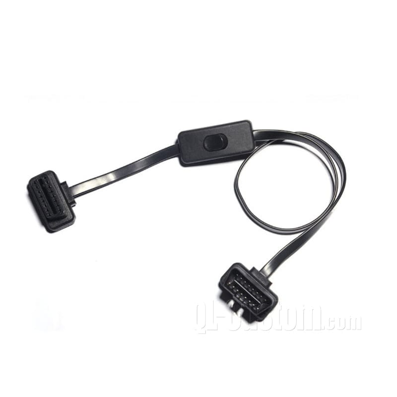 M12 connector with blue cable