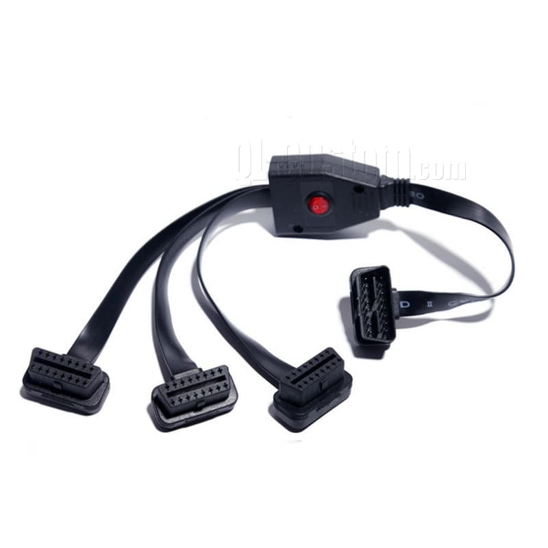 M12 connector with blue cable