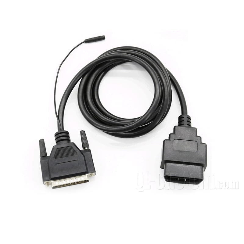 M12 connector with blue cable