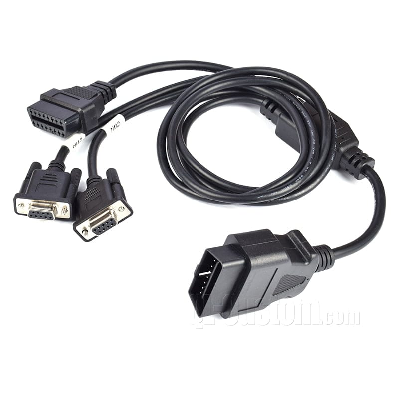 M12 connector with blue cable