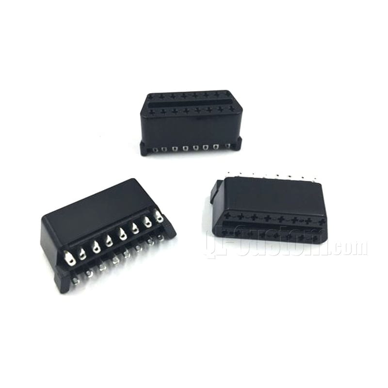 M12 connector with blue cable
