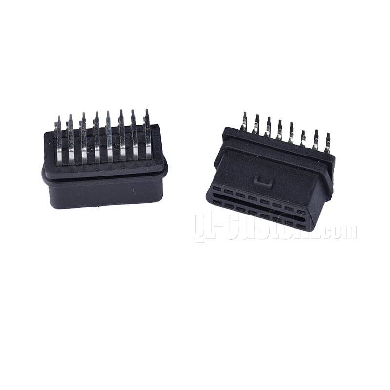M12 connector with blue cable