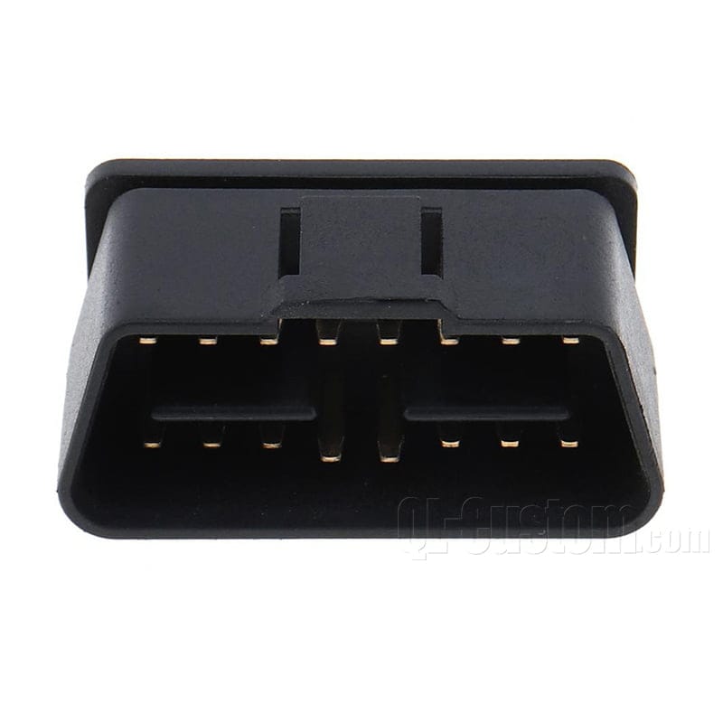 M12 connector with blue cable