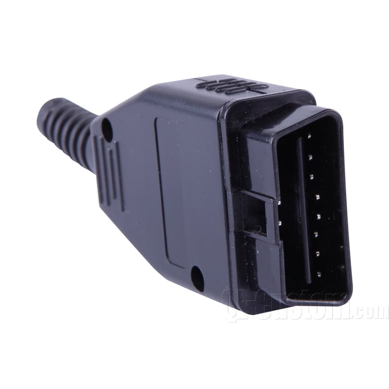 M12 connector with blue cable