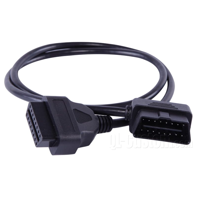 M12 connector with blue cable