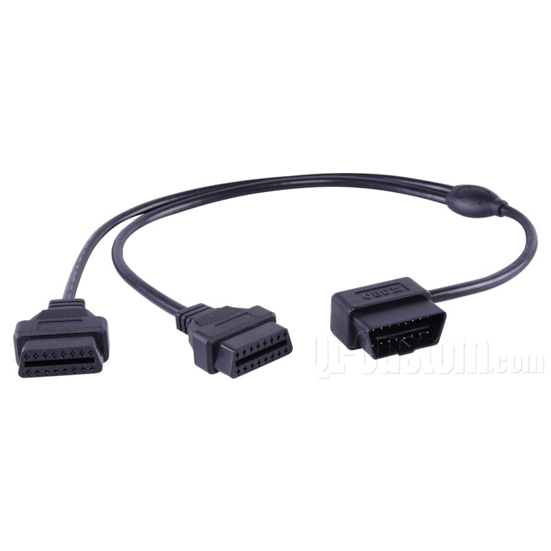 M12 connector with blue cable