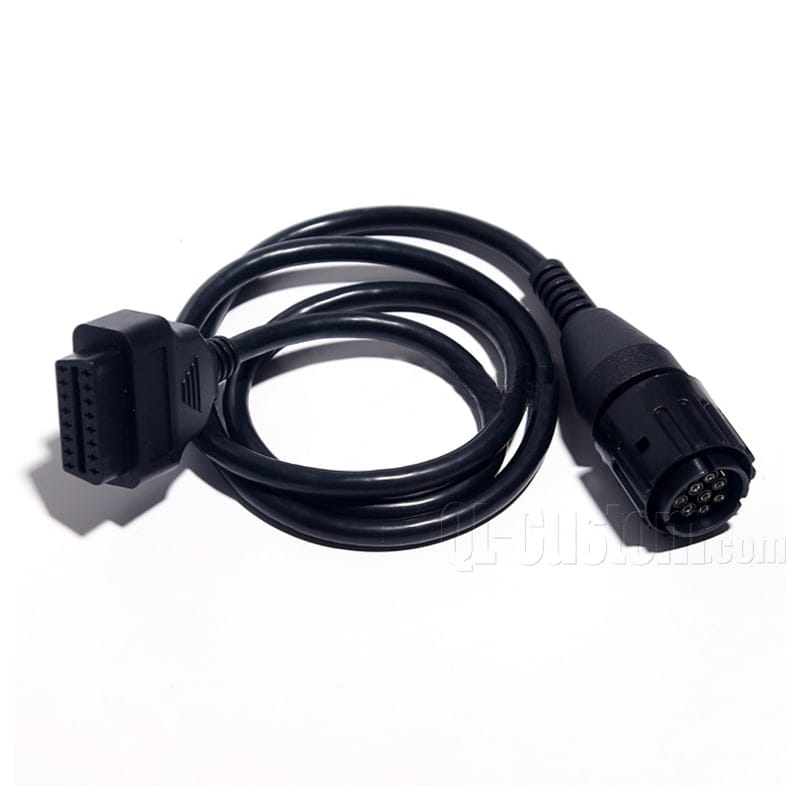 M12 connector with blue cable