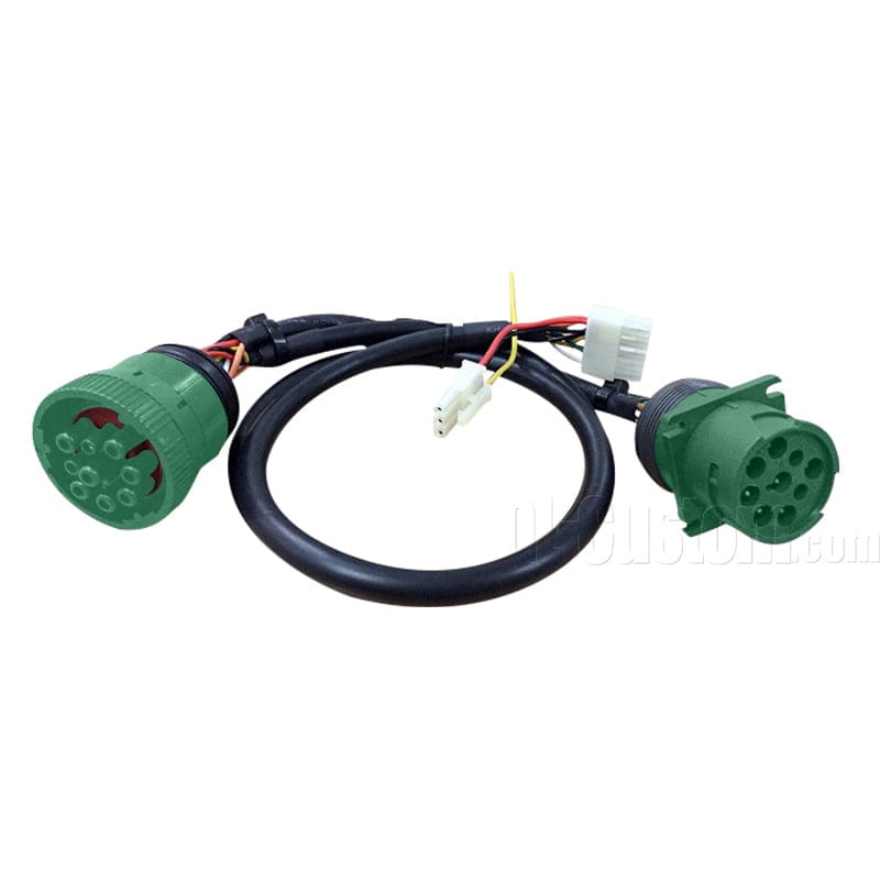 M12 connector with blue cable