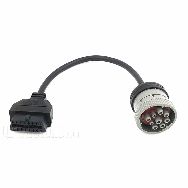 M12 connector with blue cable