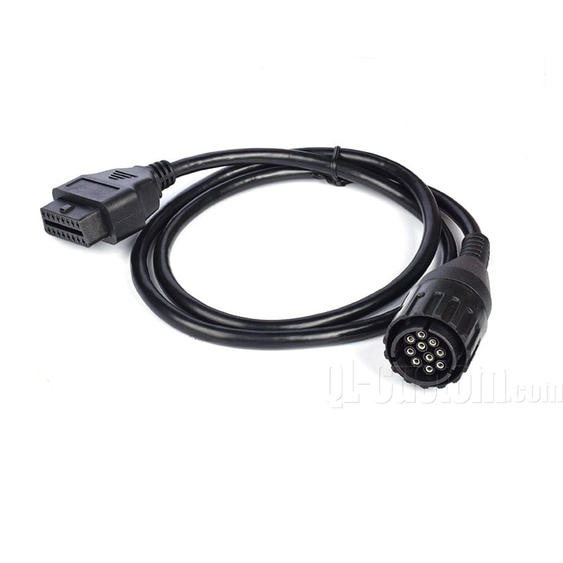 M12 connector with blue cable