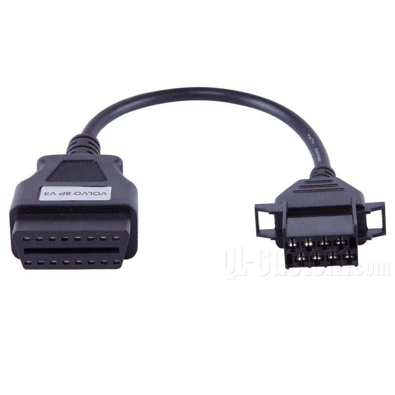M12 connector with blue cable