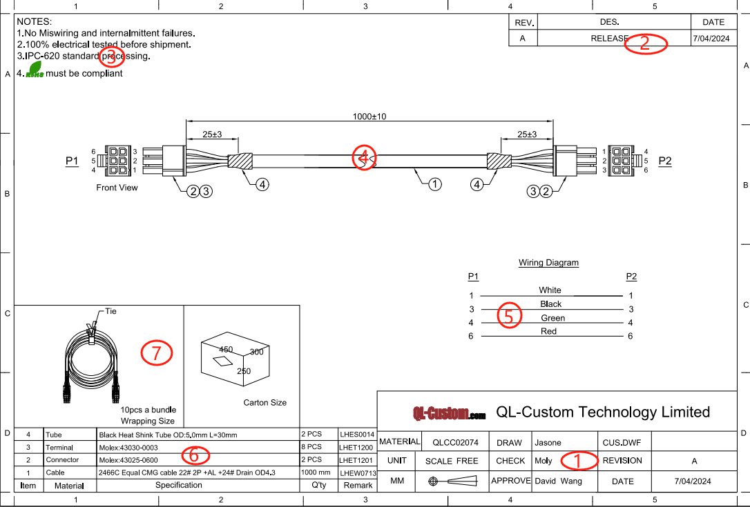 Wire Harness Drawings