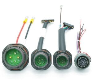 Circular connector cable